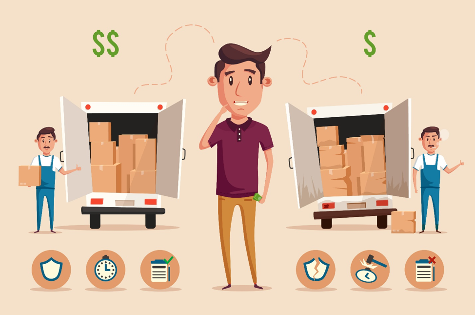 deciding on a moving company