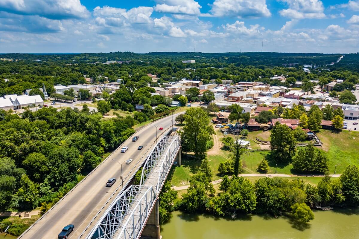 Bastrop ariel view