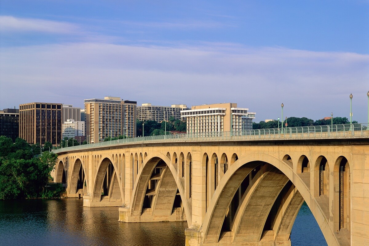 Francis Scott Key Bridge in daylight
