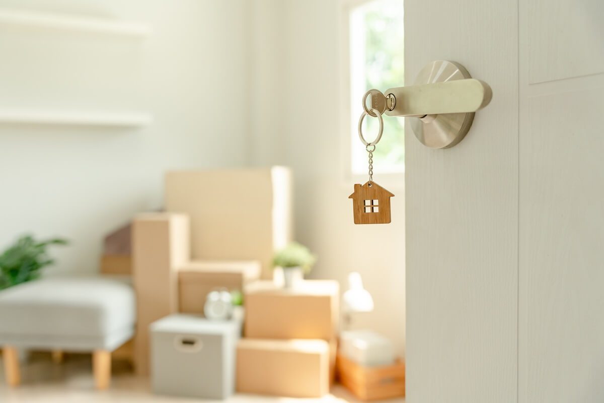 Inside the room was a cardboard box containing personal belongings