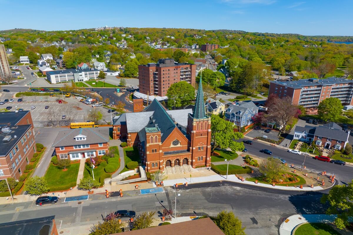 Saint Agnes Parish Church at 32 Medford Massachusetts