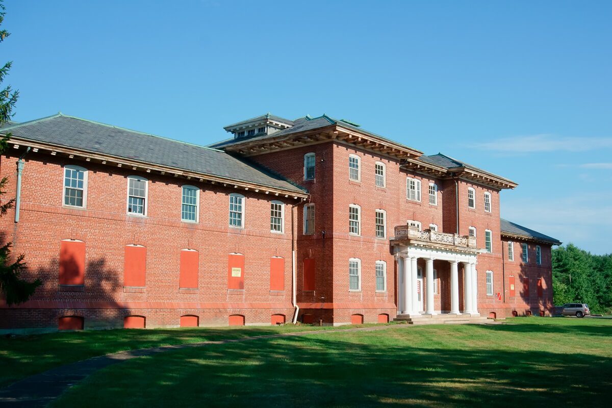 abandoned historic hospital building Medfield MA