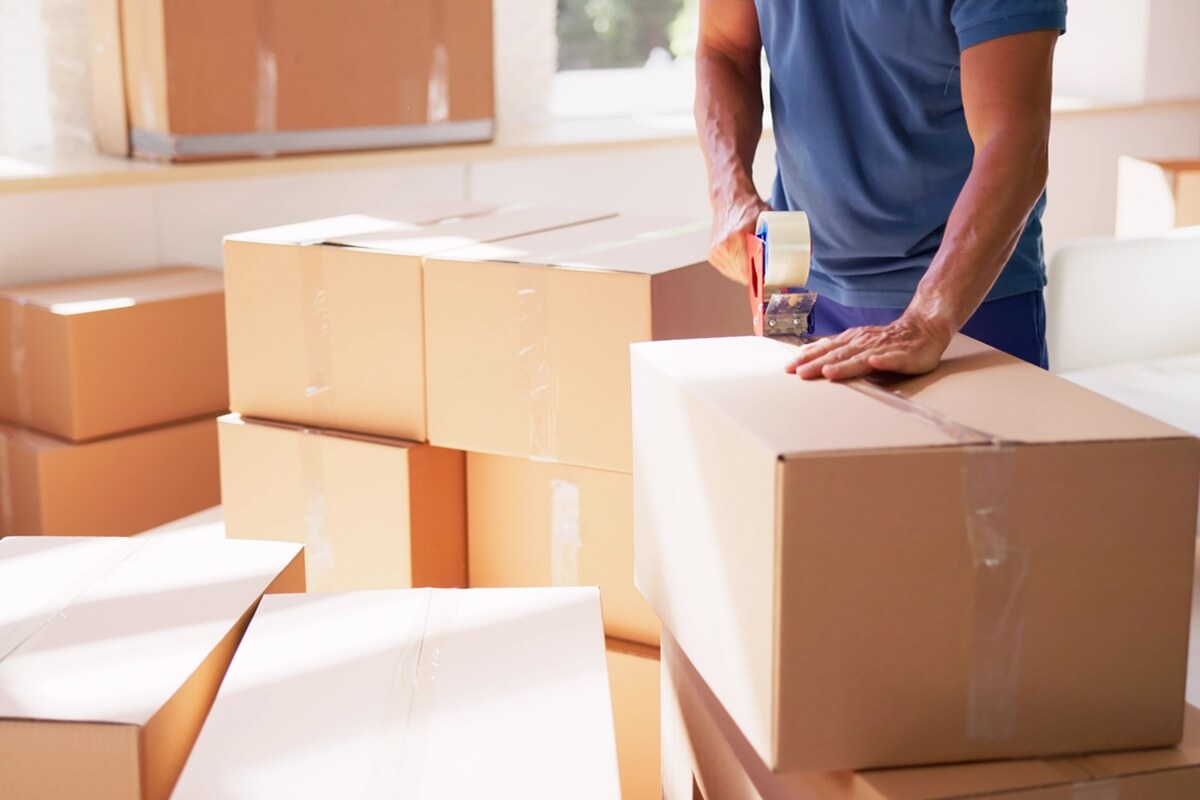 mover service packing box