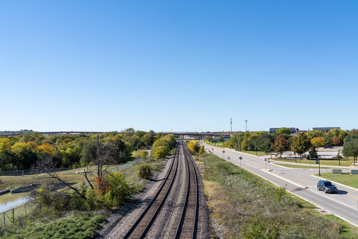 railroad tracks in Round Rock Texas