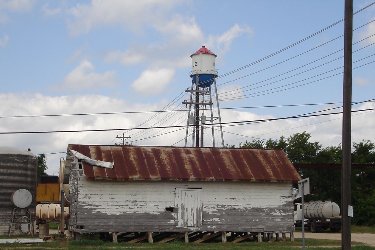 water tower at Kyle, Texas, USA