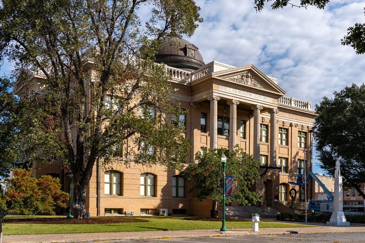 williamson county courthouse in Georgetown Texas